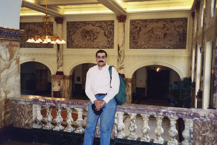 Prof. Mohamed Rami Mahmoud — National museum visit, Amsterdam, Netherlands, 1998