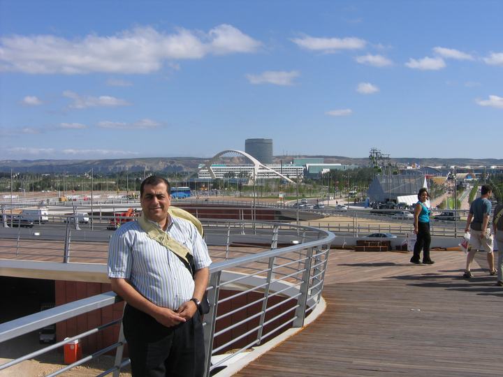 Prof. Mohamed Rami Mahmoud — International water exhibition, Zaragoza, Spain, 2008