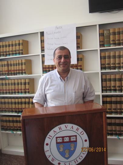 Prof. Mohamed Rami Mahmoud — Harvard University visit, United States, 2014
