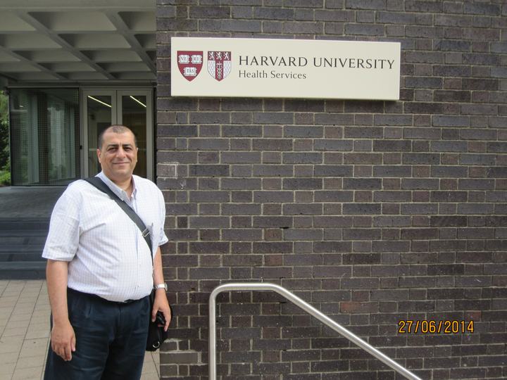 Prof. Mohamed Rami Mahmoud — Harvard University visit, United States, 2014