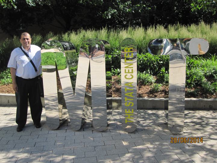 Prof. Mohamed Rami Mahmoud — MIT visit, United States, 2014