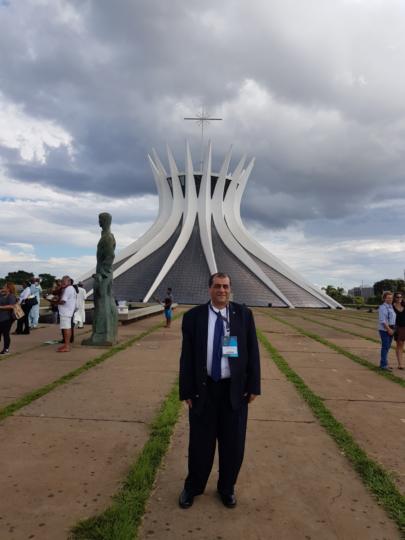 Prof. Mohamed Rami Mahmoud — Cultural visit, Brasília, Brazil, 23 March 2018